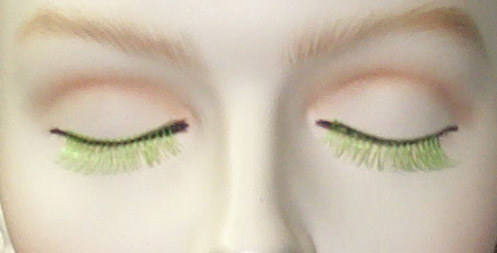 Green Color Eyelashes